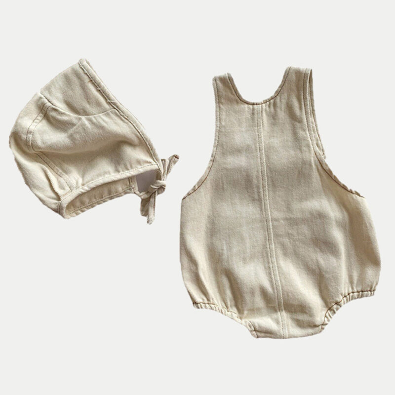 Custom Vintage Workwear Style Baby Rompers