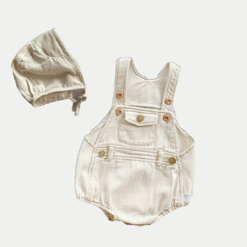 Custom Vintage Workwear Style Baby Rompers