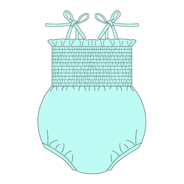 Baby Girl's Custom Smocked Romper