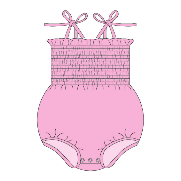 Baby Girl's Custom Smocked Romper