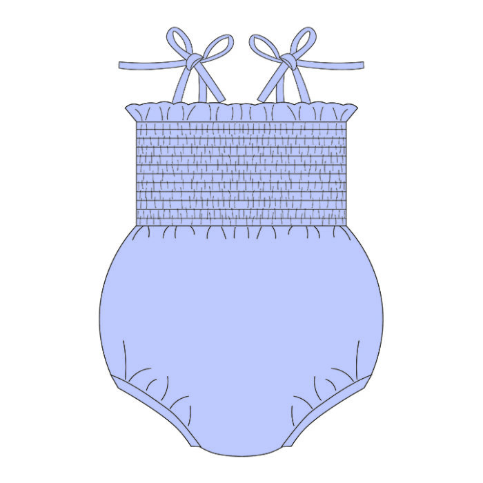 Baby Girl's Custom Smocked Romper