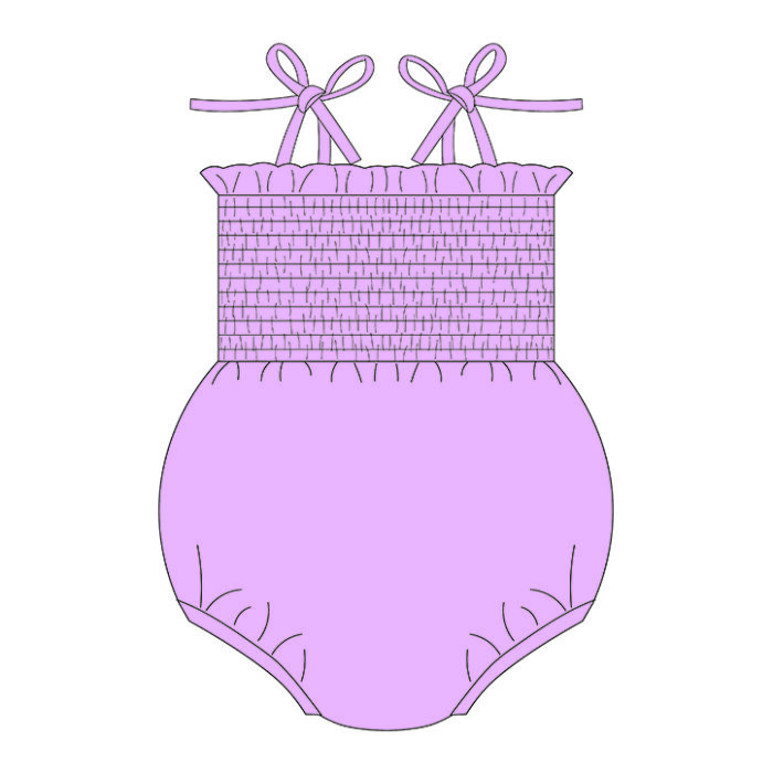 Baby Girl's Custom Smocked Romper