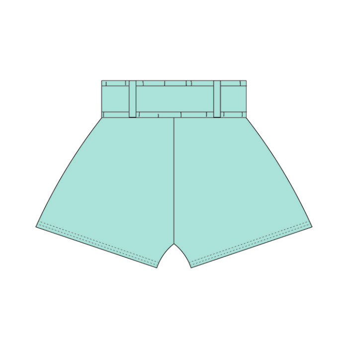 Kid Girls’ Bow-Tie Waist Shorts