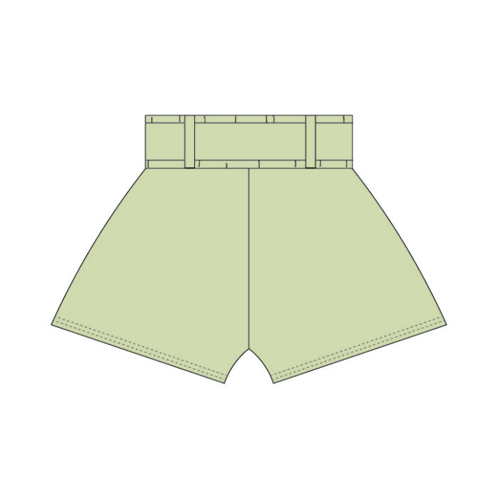 Kid Girls’ Bow-Tie Waist Shorts