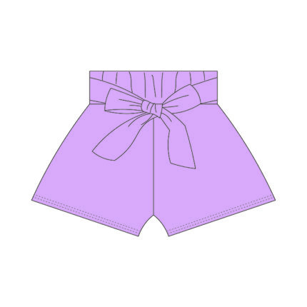 Kid Girls’ Bow-Tie Waist Shorts