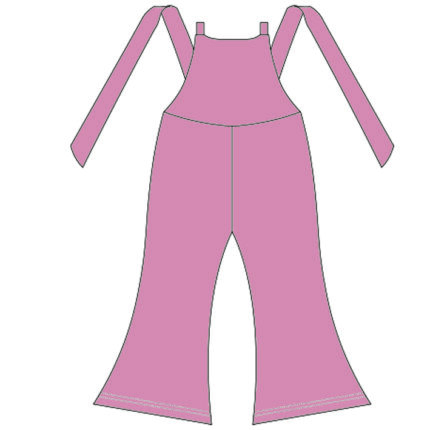 Children's Wide-leg Suspender Jumpsuit