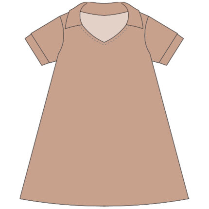 Kids Summer Solid V-neck Top