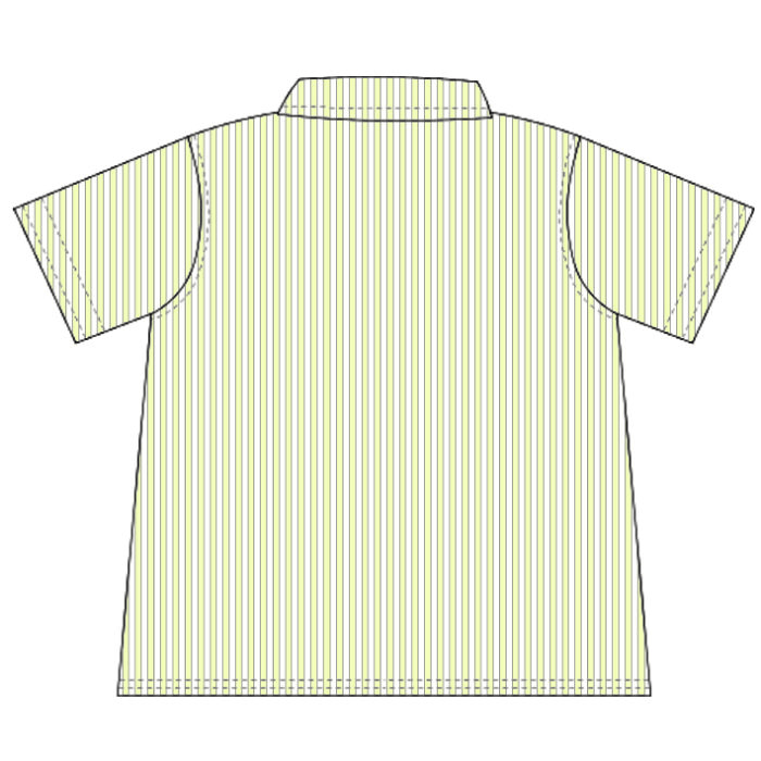 Kids Boys Summer Cotton Striped Shirts with Pocket