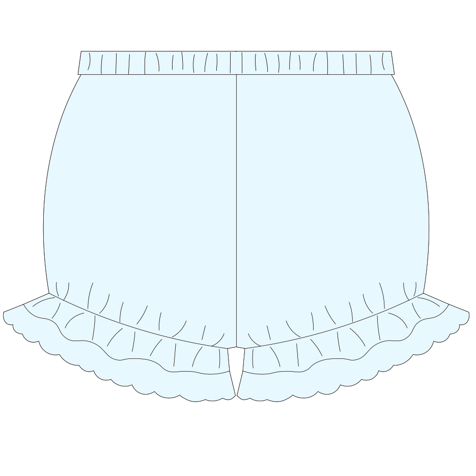 Baby Double Lace Bloomers
