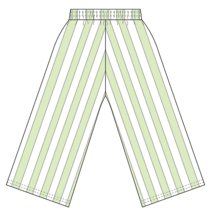 Kids Striped Cotton Drawstring Pants