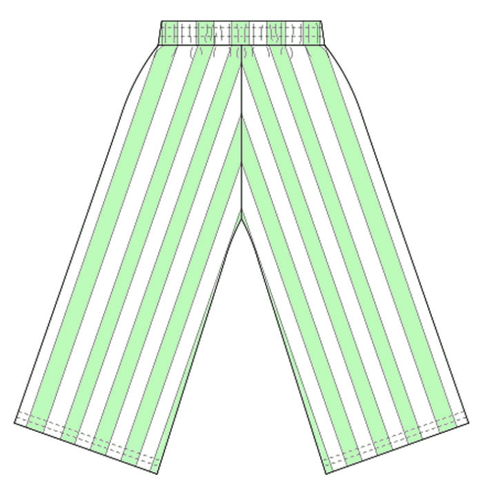 Kids Striped Cotton Drawstring Pants