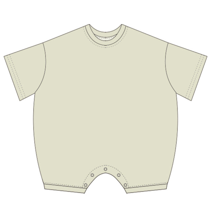 Short Sleeve Loose Fit Baby Jumpsuits
