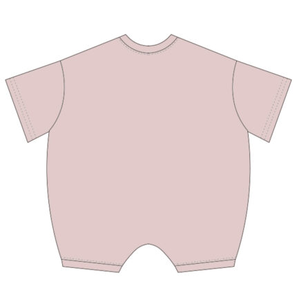 Short Sleeve Loose Fit Baby Jumpsuits
