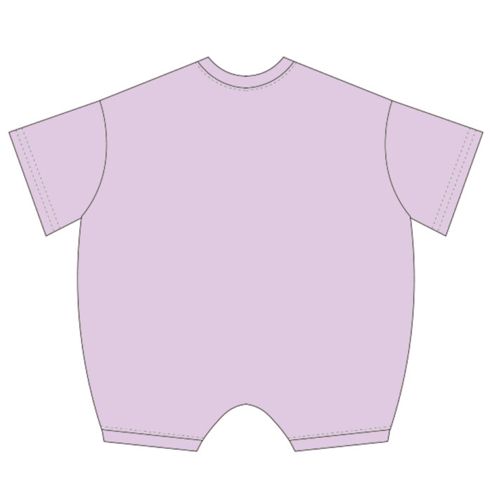 Short Sleeve Loose Fit Baby Jumpsuits