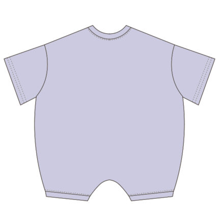 Short Sleeve Loose Fit Baby Jumpsuits