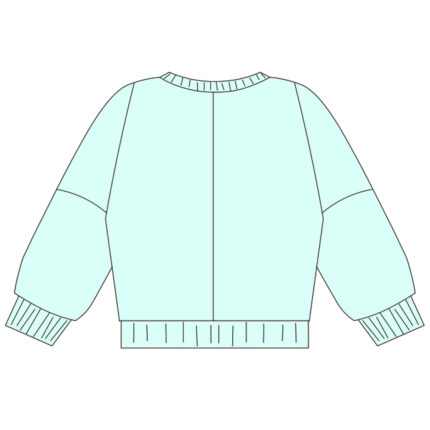 Cozy Ribbed Cuff Kids Pullover