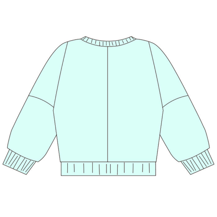 Cozy Ribbed Cuff Kids Pullover