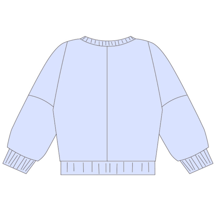 Cozy Ribbed Cuff Kids Pullover