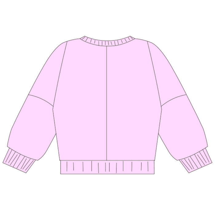 Cozy Ribbed Cuff Kids Pullover