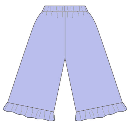 Kids Dreamy Ruffle Design Pants for Playful Days