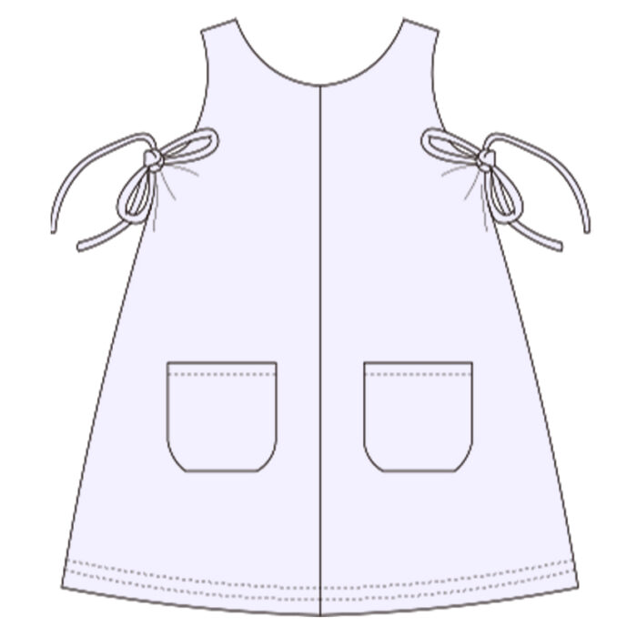 Custom Solid Corduroy Pinafore Dress | Delpnana