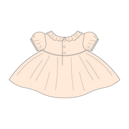 Custom Ruffle Baby Holiday Dress