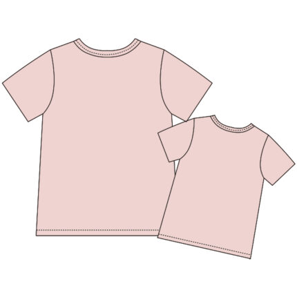 Basic Solid Family Matching Tops