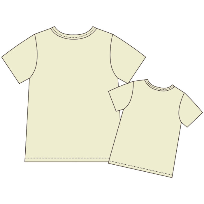 Basic Solid Family Matching Tops