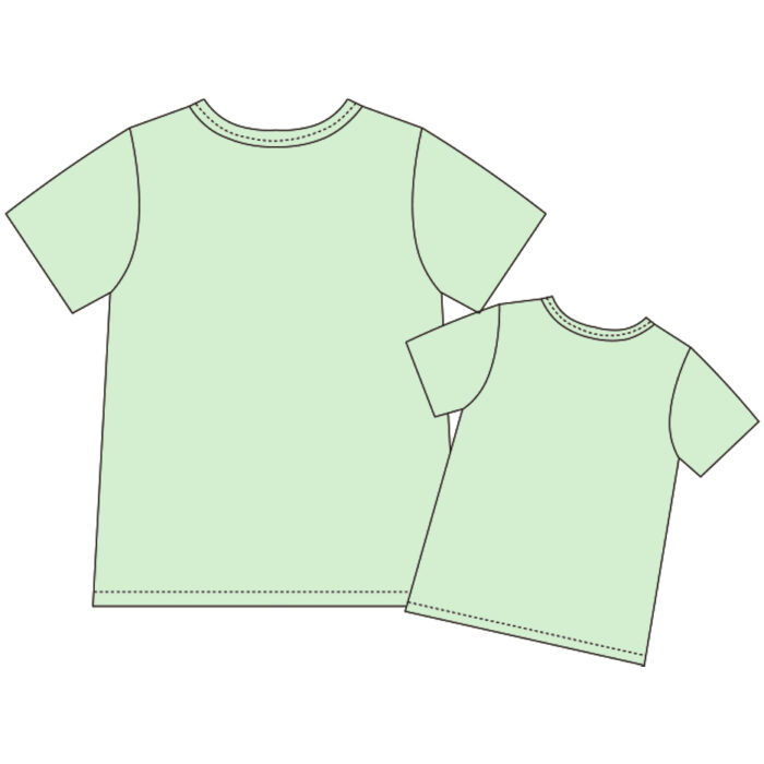 Basic Solid Family Matching Tops
