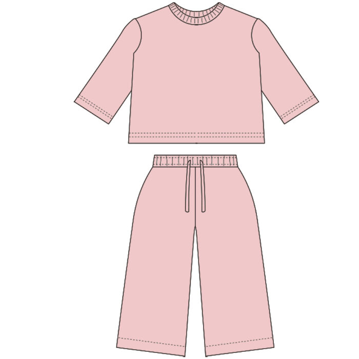 Custom Kids Knit Loungewear Set