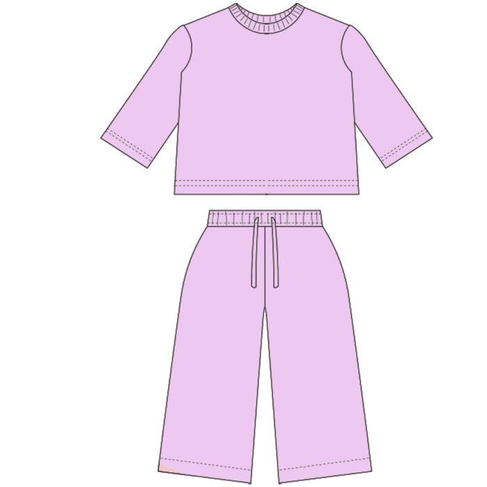 Custom Kids Knit Loungewear Set