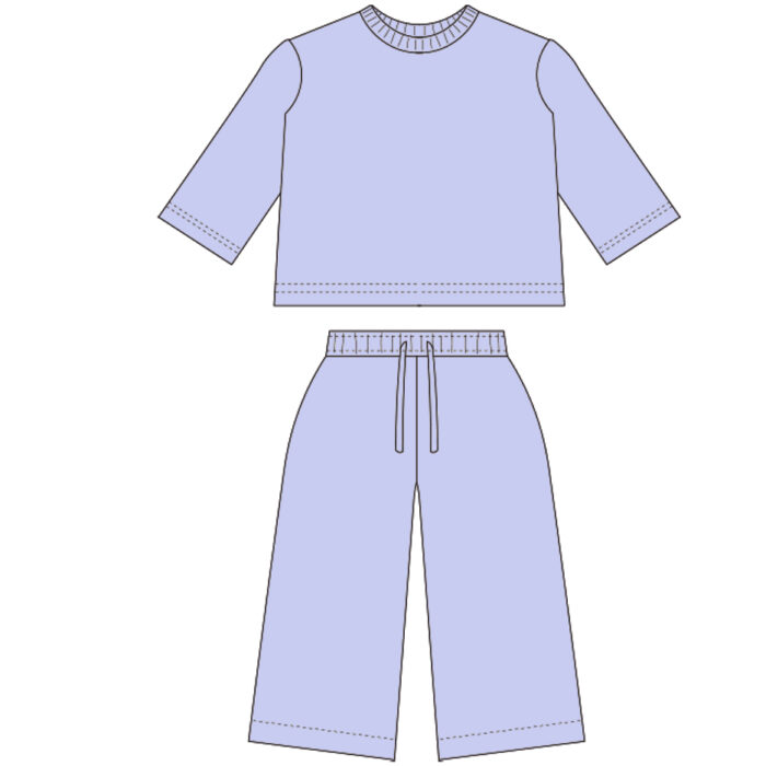 Custom Kids Knit Loungewear Set