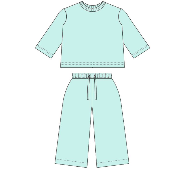 Custom Kids Knit Loungewear Set