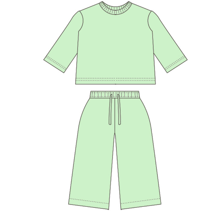 Custom Kids Knit Loungewear Set