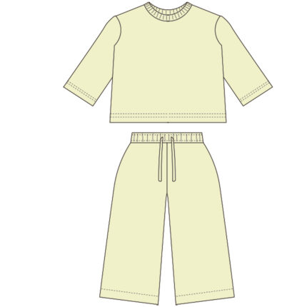 Custom Kids Knit Loungewear Set