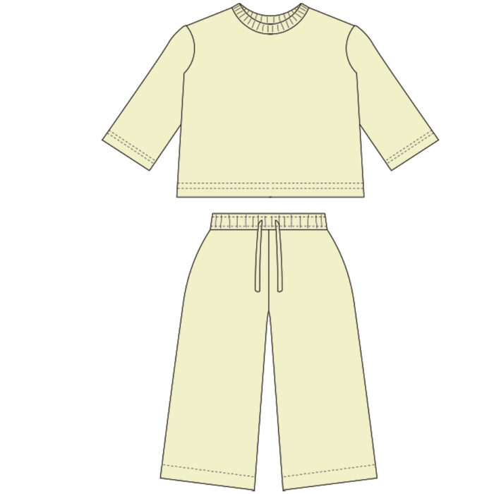Custom Kids Knit Loungewear Set