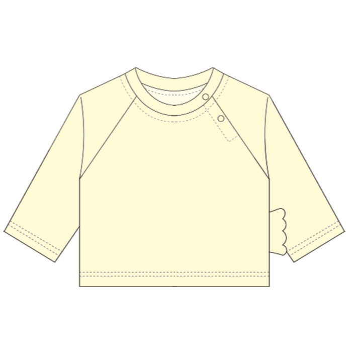 Children's top with button closure | Delpnana