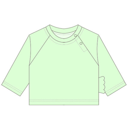 Children's top with button closure | Delpnana