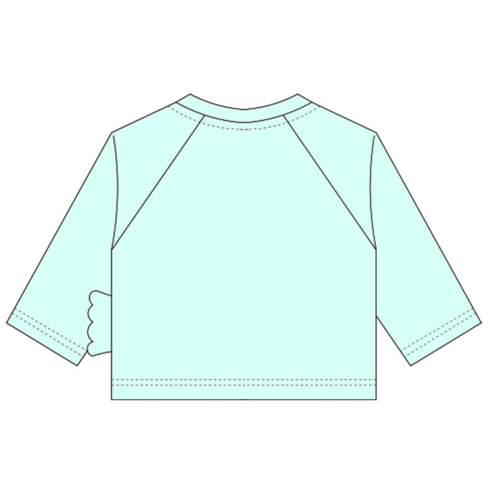 Children's top with button closure | Delpnana