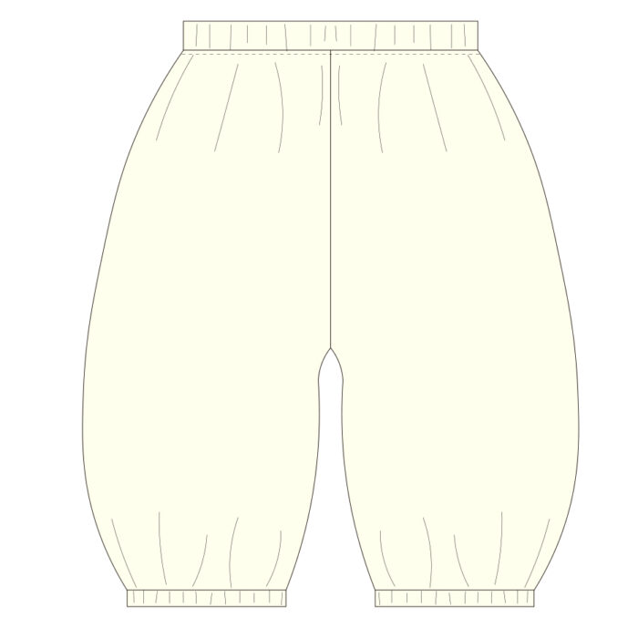 Mid-Length Gauze Baby Bloomers