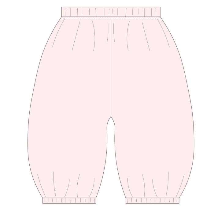 Mid-Length Gauze Baby Bloomers