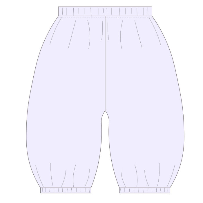 Mid-Length Gauze Baby Bloomers