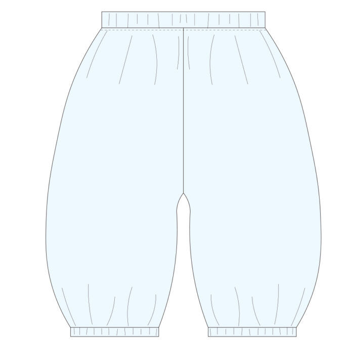 Mid-Length Gauze Baby Bloomers