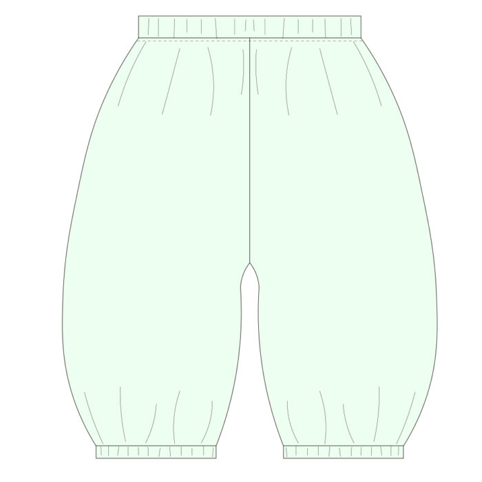 Mid-Length Gauze Baby Bloomers