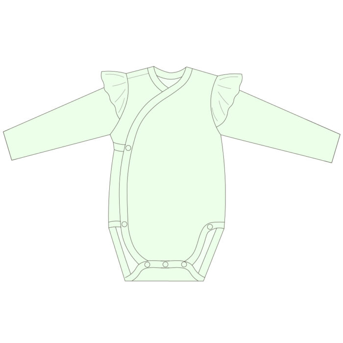 Baby Ribbed Soft Neutral Long Sleeve Romper