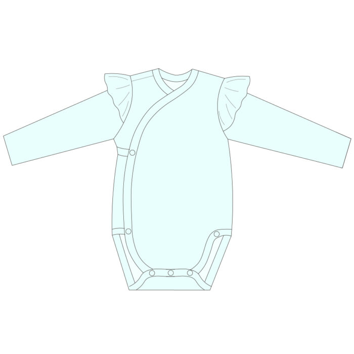 Baby Ribbed Soft Neutral Long Sleeve Romper