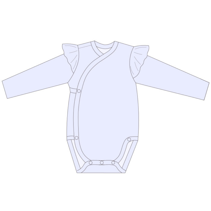 Baby Ribbed Soft Neutral Long Sleeve Romper