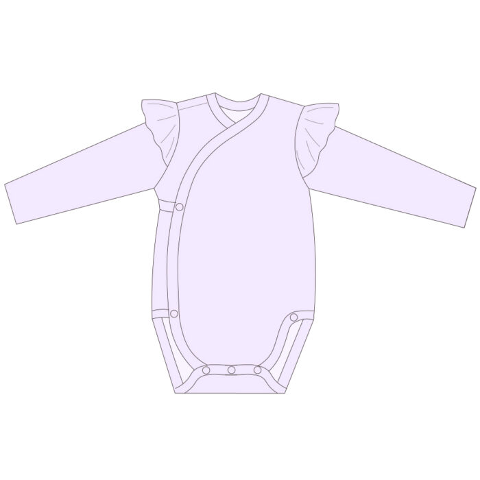 Baby Ribbed Soft Neutral Long Sleeve Romper