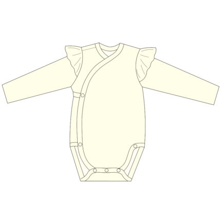 Baby Ribbed Soft Neutral Long Sleeve Romper