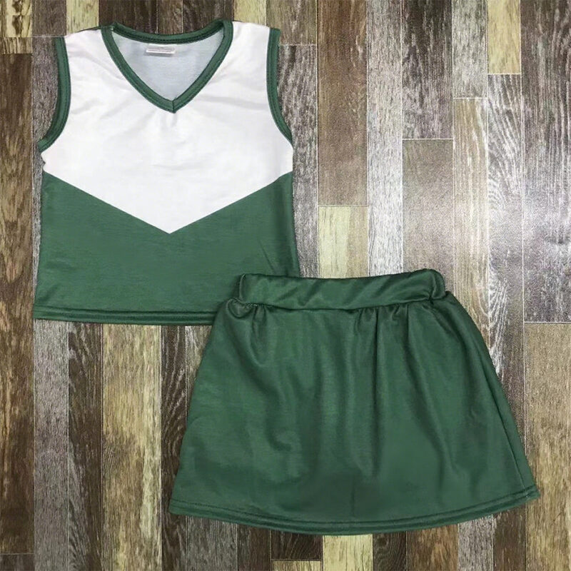 V-neck sleeveless sports vest parallel skirt suit